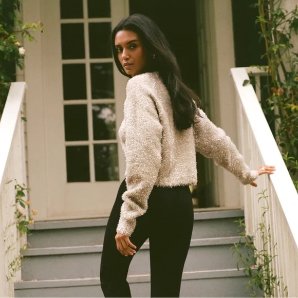 Occassion Metallic Knit Sweater - Picture 12 of 16